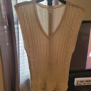 New York & Company Tan Vest